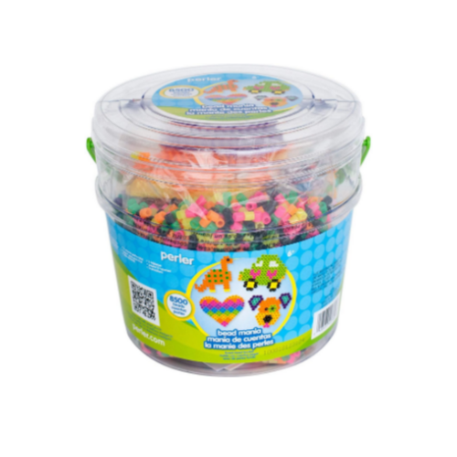 Perler Fuse Activity Bucket for Arts and Crafts, 8500 Beads Via Amazon