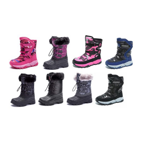 Kids Winter Snow Boots Via Amazon