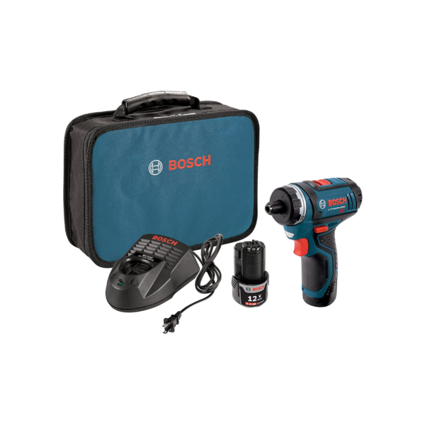 Bosch 2 Speed Pocket Driver Kit With 2 Lithium-Ion Batteries, A Charger, And Case Via Amazon