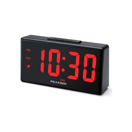 Night Light Digital Alarm Clock with USB Charger Via Amazon