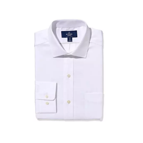 Buttoned Down Men's Classic-fit Solid Non-Iron Dress Shirt Via Amazon