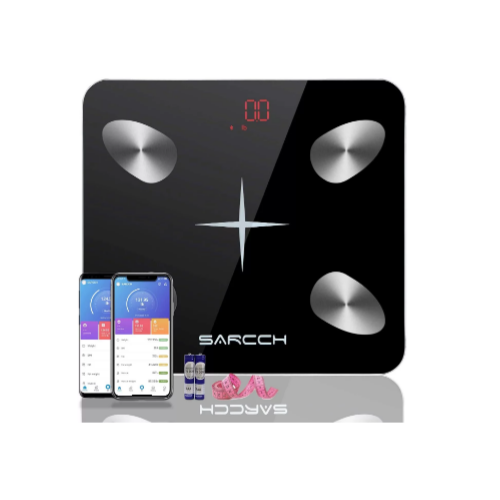 SARCCH Bluetooth Wireless Smart Digital Body Weight Electronic Bathroom Scale Via Amazon