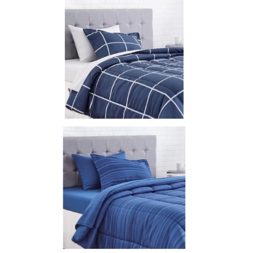 5-Piece Light-Weight Microfiber Bed-In-A-Bag Comforter Bedding Set - Via Amazon