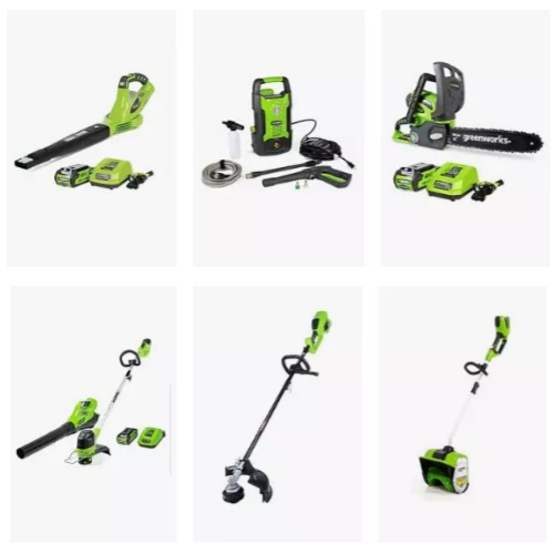 Up to 50% off Greenworks Outdoor Power Tools Via Amazon