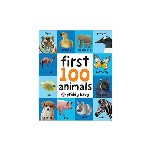 First 100 Animals Board book Via Amazon