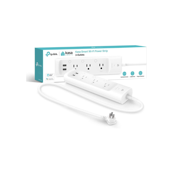 TP-Link Kasa Smart Plug Power Strip w/ 3 Smart Outlets & 2 USB Ports Via Amazon