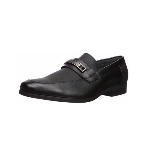 Calvin Klein Men's Jameson Soft Leather/City Emboss Slip-On Loafer Via Amazon