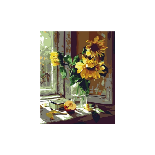 Paint by Number Kits - Warm Sunflower 16x20 Inch Via Amazon