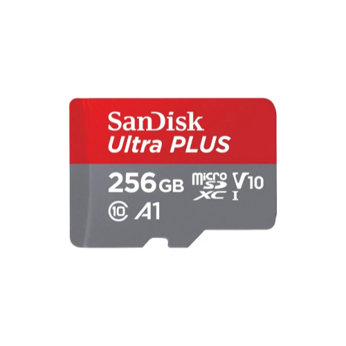 SanDisk - Ultra Plus 256GB microSDXC UHS-I Memory Card Via BestBuy