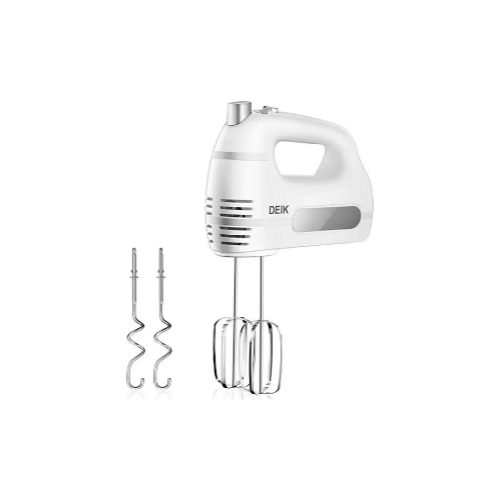 Hand Held Mixer with 2 Stainless Steel Beaters and 2 Dough Hooks Via Amazon