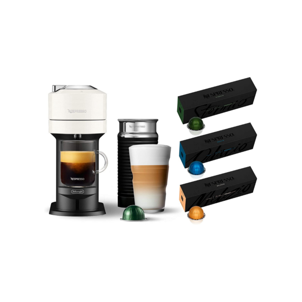 Nespresso Vertuo Next Coffee & Espresso Machine + 30 Coffee Pods  Via Amazon
