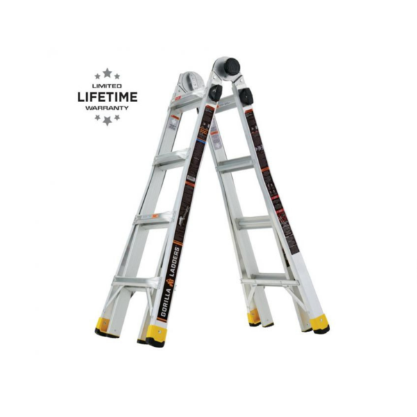Gorilla 18′ Multi-Position Ladder Via HomeDepot