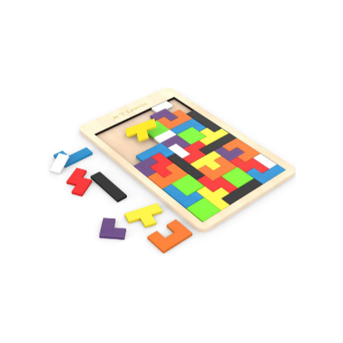 T Leaves Wooden Fun Colorful Puzzles Via Amazon