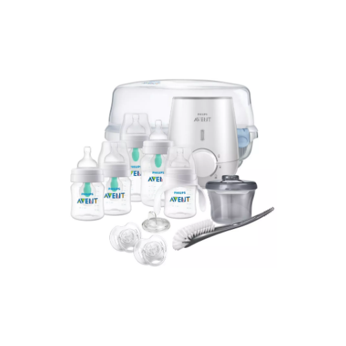 Philips Avent Anti-colic Baby Bottle with AirFree vent Gift Set All In One Via Amazon