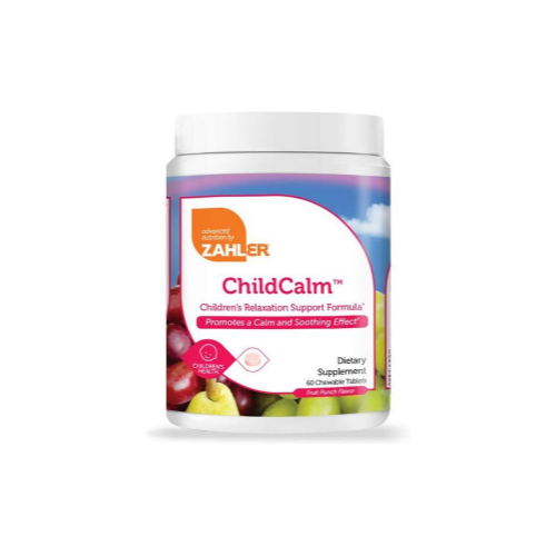 60 Count Zahler ChildCalm Children’s Calm Magnesium Supplement – Chewable Via Amazon