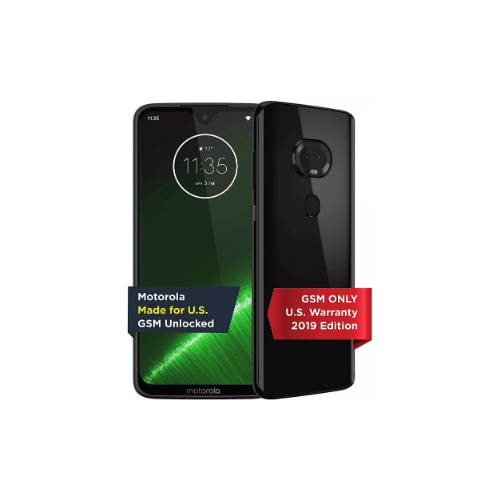 Motorola MOTO G7 Plus 6.2" 64GB 4G Unlocked Android Smartphone  Via Amazon