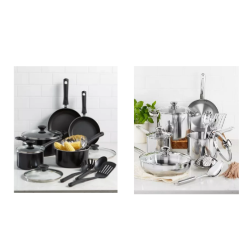 Tools of the Trade Stainless Steel 13-Pc. Cookware Set Via Macy's