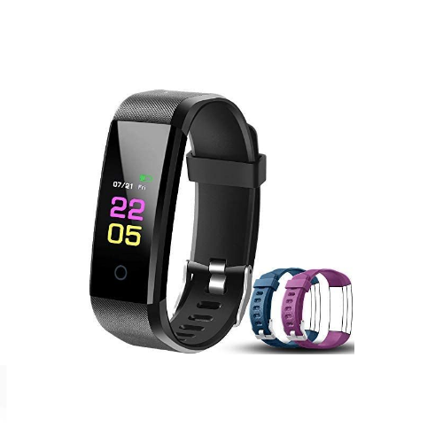 Fitness Tracker Watch with Sleep & Heart Rate Monitor Via Amazon