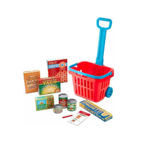 Melissa & Doug Grocery Basket Play Set Via Amazon