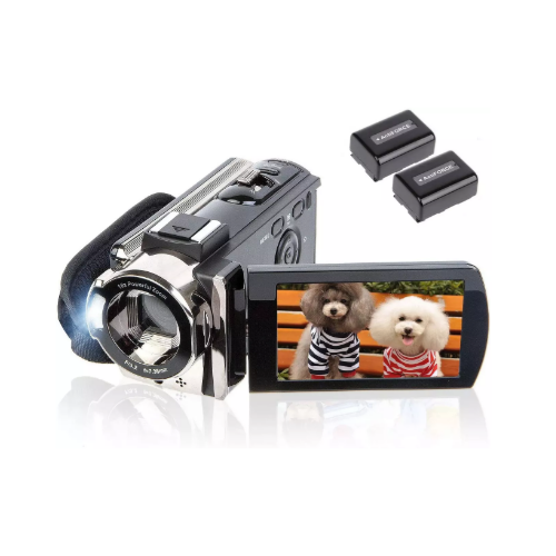 1080P 15FPS Video Camera Camcorder with 2 Batteries Via Amazon