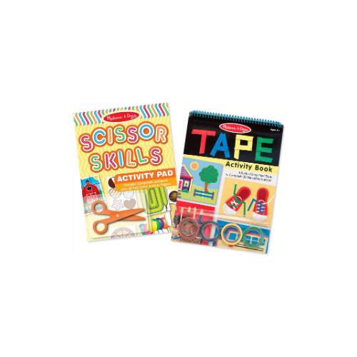Melissa & Doug Activity Book Bundle - Scissor Skills & Tape Activity Book Via Amazon