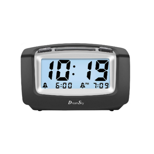 DreamSky Dual Alarm Clock Via Amazon