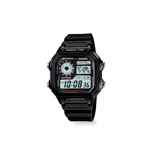 Casio Men's World Time Multifunction Watch Via Amazon