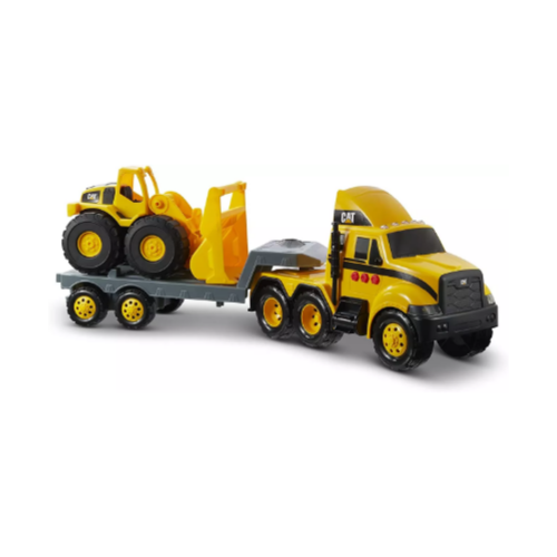 Caterpillar Toy Semi Truck and Trailer with Lights & Sounds Via Amazon