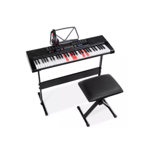 Best Choice Products 61-Key Beginners Electronic Keyboard Piano Set Via Walmart