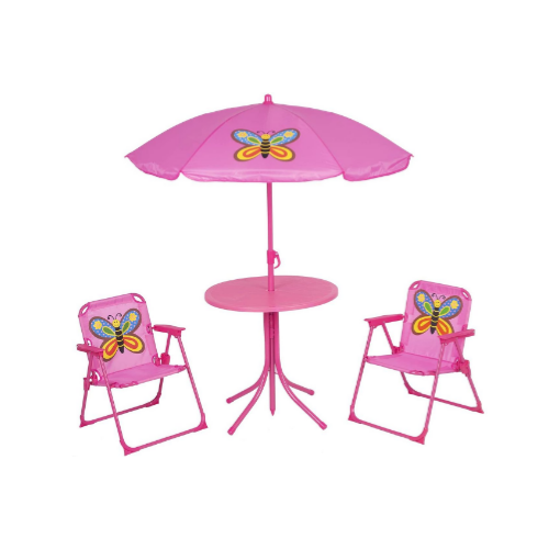 Kids Folding Picnic Table and Chairs Set (3 Colors) Via Amazon