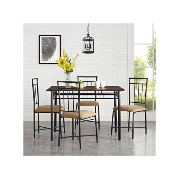 5-Piece Dining Set (2 Colors) Via Walmart