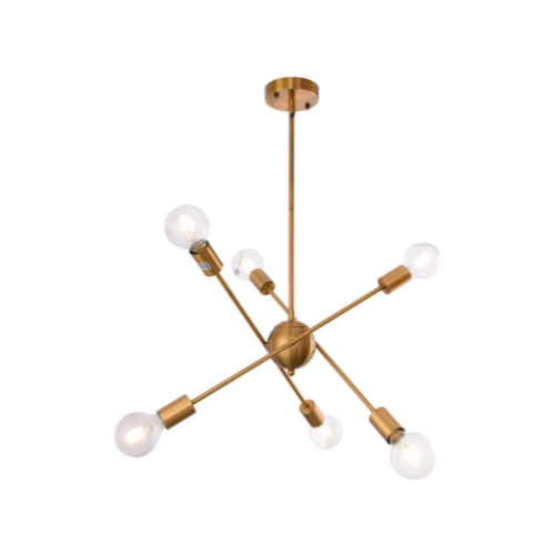 Sputnik Chandelier 6 Lights Via Amazon