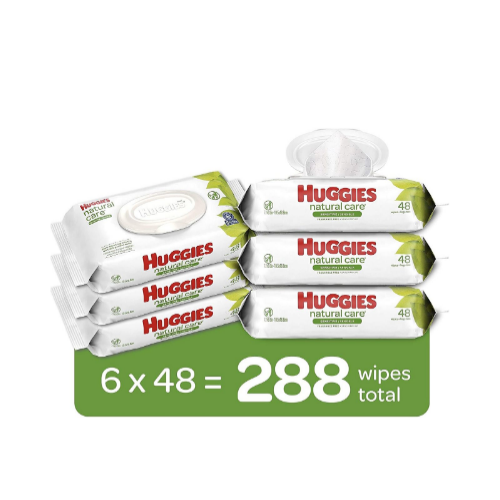 Huggies Natural Care Sensitive Baby Wipes 288 Total Via Amazon