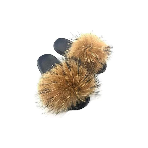 Fluffy House Slippers Via Amazon