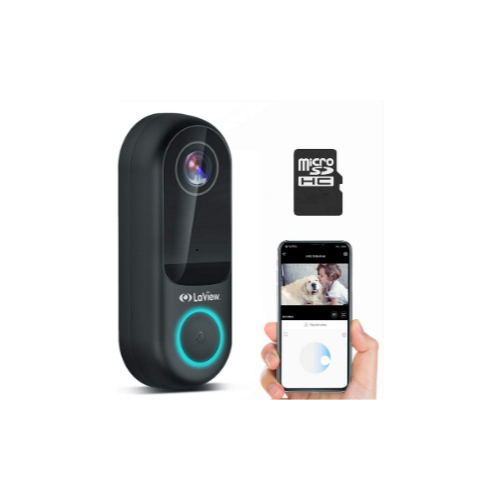 WiFi Video Doorbell Camera, 2-Way Audio Via Amazon