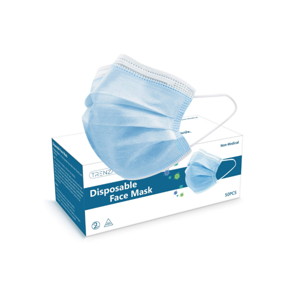 50 Disposable Face Masks Via Amazon