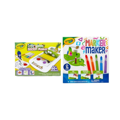 Crayola Silly Scents Sticker Maker Or Crayola Marker Maker, DIY Craft Kit Via Amazon