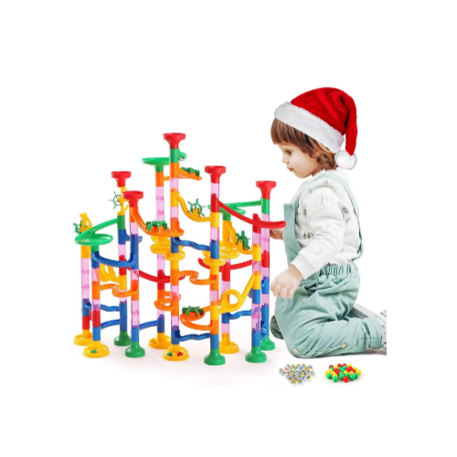 Marble Runs Set 163 Pcs Construction Building Blocks Via Amazon