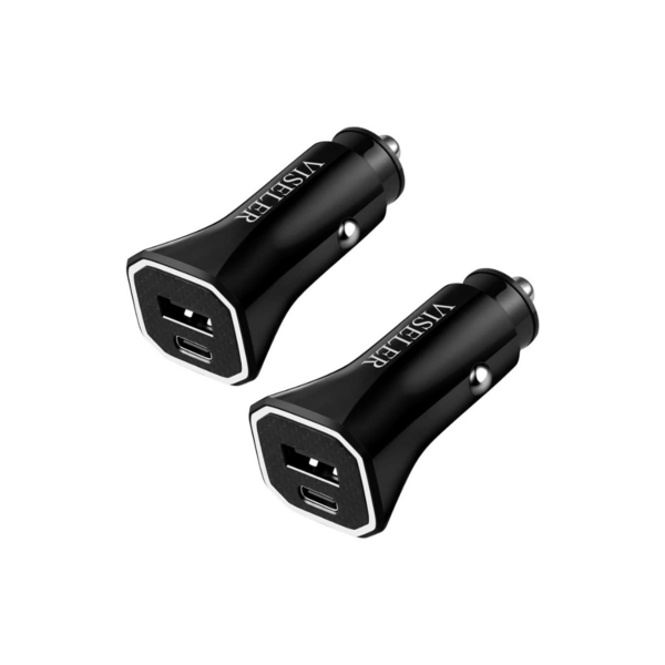 2 USB C Car Fast Charging Adapters Via Amazon