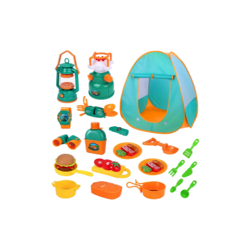 Kids Camping Play Tent Set 30pcs Via Amazon