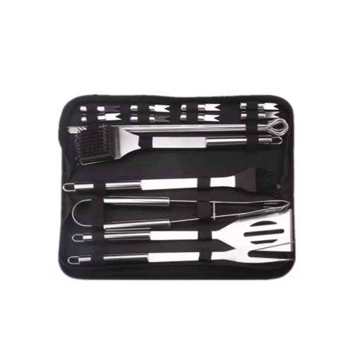 20 Pcs Stainless Steel BBQ Grilling Tool Set Via Amazon