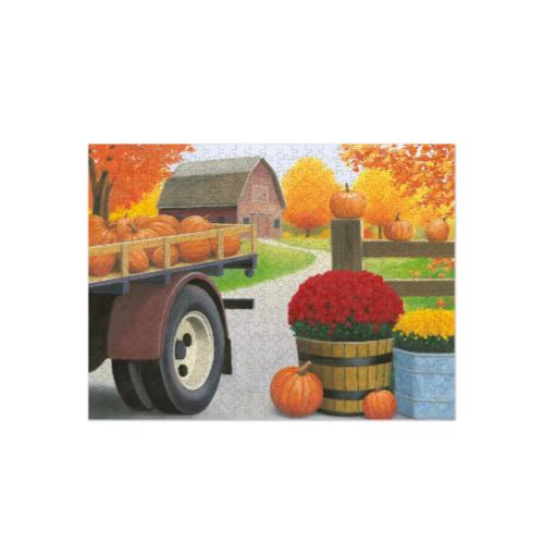 500 Piece Fall Puzzle Via Amazon