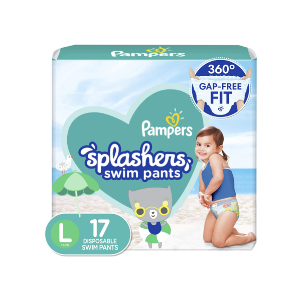 Pack of Pampers Splashers Swim Diapers Via Amazon