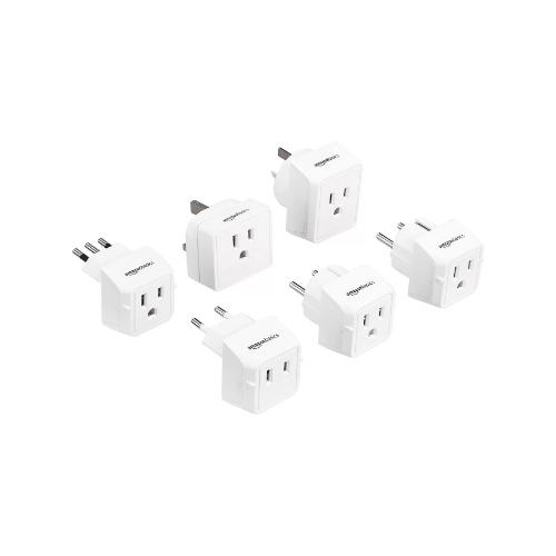 6 Pack World Travel Plug Adapter Set Via Amazon