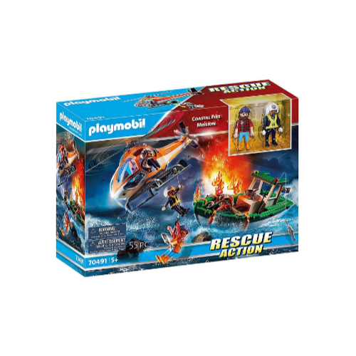 Playmobil Coastal Fire Mission Via Amazon