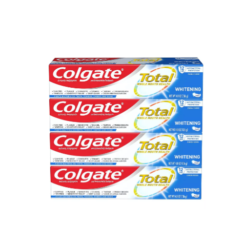 4 Pack Colgate Total Whitening Toothpaste Via Amazon