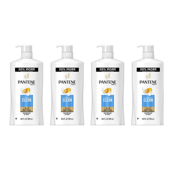 4 Big Bottles Of Pantene Pro-V 2 in 1 Shampoo & Conditioner Via Amazon