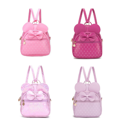 Girls Bowknot Polka Dot Cute Mini Backpack