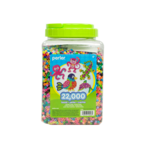 Perler Beads Bulk Assorted Multicolor Fuse Beads for Kids Crafts, 22000 pcs Via Amazon