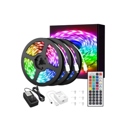 50ft LED Strip Lights with Remote Control Via Amazon